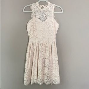 Lace off white dress